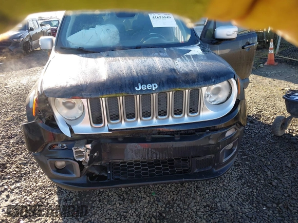 2018 Jeep Renegade Limited with VIN ZACCJBDB4JPH33777, listed as a IAAI auction lot 41675549 with 121,791 mi miles and . Bid and sale history available at DreamBid. Image 6.
