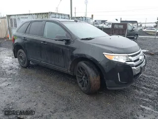 2013 Ford Edge SEL with VIN 2FMDK4JC4DBE34689, listed as a IAAI auction lot 41518456 with 1 mi miles. Bid and sale history available at carsss.com. Image 1.