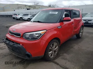 2015 Kia Soul + with VIN KNDJP3A56F7772546, listed as a Copart auction lot 46085844 with 147,874 mi miles and Non Repairable. Bid and sale history available at carsss.com. Image 1.