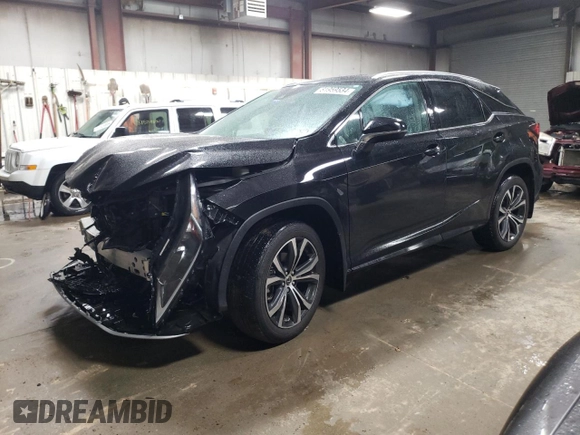 2021 Lexus RX with VIN 2T2HZMDA7MC303934, listed as a Copart auction lot 81959534 with 18,464 mi miles and Salvage Title. Bid and sale history available at carsss.com. Image 1.
