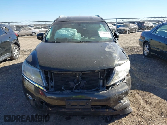 2016 Nissan Pathfinder S z VIN 5N1AR2MN4GC646951, wystawiony jako IAAI lot #41411060 z przebiegiem 121 690 mil mil oraz . Historia ofert i sprzedaży dostępna na DreamBid. Obrazek 12.
