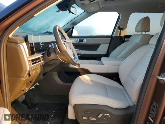 2024 Hyundai Santa Fe Calligraphy with VIN 5NMP5DGLXRH019627, listed as a Copart auction lot 47412645 with 3,873 mi miles and Salvage title. Bid and sale history available at DreamBid. Image 7.