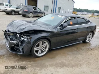 2019 Audi A5 Sportback Premium Plus with VIN WAUENCF54KA072602, listed as a Copart auction lot 57405225 with Not provided miles and Clean title. Bid and sale history available at DreamBid. Image 1.