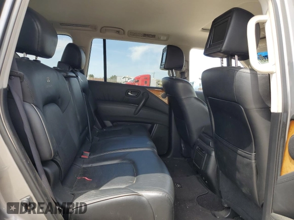 2011 Infiniti QX56 8-passenger with VIN JN8AZ2ND0B9701819, listed as a Copart auction lot 54975635 with 186,584 mi miles and Clean Title. Bid and sale history available at carsss.com. Image 11.