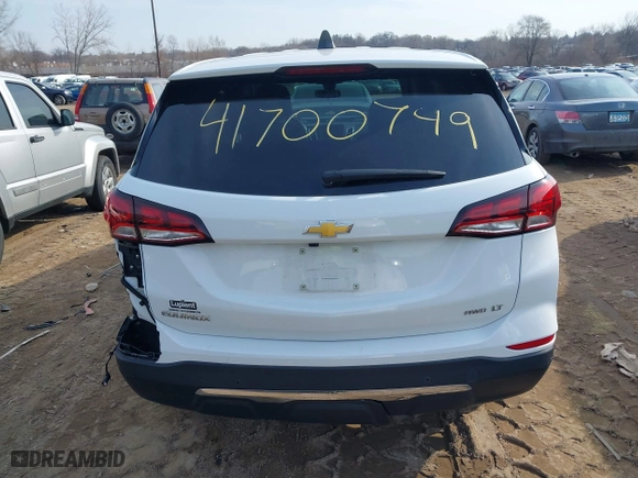 2023 Chevrolet Equinox LT with VIN 3GNAXTEG8PS218253, listed as a IAAI auction lot 41700749 with 28,100 mi miles. Bid and sale history available at carsss.com. Image 16.