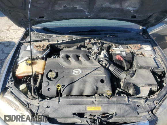 2004 Mazda Mazda6 s with VIN 1YVHP80D845N88703, listed as a Copart auction lot 42781455 with 202,529 mi miles and Salvage Title. Bid and sale history available at carsss.com. Image 11.