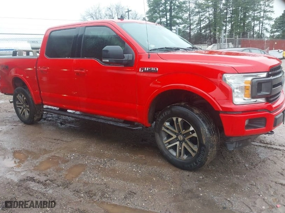 2020 Ford F-150 XL with VIN 1FTEW1E4XLKD88997, listed as a IAAI auction lot 41526314 with 165,709 mi miles. Bid and sale history available at carsss.com. Image 1.