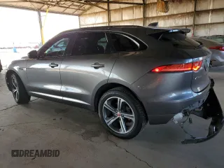 2019 Jaguar F-Pace S with VIN SADCM2FV1KA610717, listed as a Copart auction lot 55041445 with 85,262 mi miles and Salvage Title. Bid and sale history available at DreamBid. Image 2.