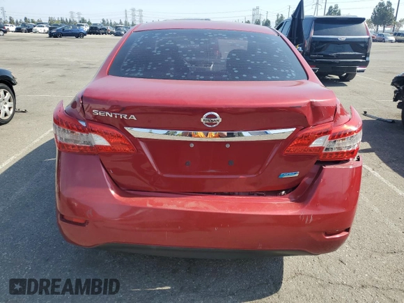 2014 Nissan Sentra SV with VIN 3N1AB7AP4EL642592, listed as a Copart auction lot 59152145 with 140,829 mi miles and Salvage title. Bid and sale history available at DreamBid. Image 6.
