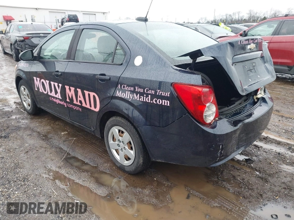 2016 Chevrolet Sonic LS z VIN 1G1JA5SH4G4156474, wystawiony jako IAAI lot #41225354 z przebiegiem 46 687 mil mil oraz . Historia ofert i sprzedaży dostępna na DreamBid. Obrazek 3.