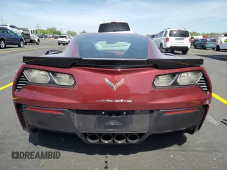 2016 Chevrolet Corvette Z06 3LZ with VIN 1G1YU2D68G5607531, listed as a Copart auction lot 58075825 with 16,283 mi miles and Salvage title. Bid and sale history available at DreamBid. Image 6.