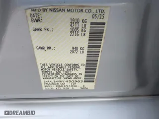 2015 Nissan Altima 2.5 SV with VIN 1N4AL3AP9FC450963, listed as a IAAI auction lot 40270304 with 125,603 mi miles. Bid and sale history available at carsss.com. Image 9.