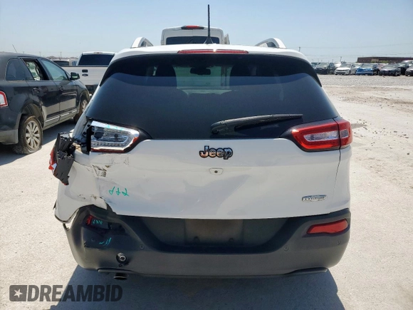 2017 Jeep Cherokee Latitude with VIN 1C4PJLCB5HW540477, listed as a Copart auction lot 51736995 with 124,387 mi miles and Salvage Title. Bid and sale history available at DreamBid. Image 6.