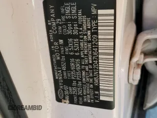 2007 Hyundai Tucson SE with VIN KM8JN12D47U641209, listed as a Copart auction lot 77636264 with Not Provided miles and Salvage Title. Bid and sale history available at carsss.com. Image 13.