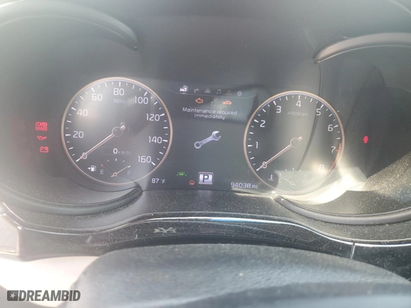 2015 Kia K900 Luxury with VIN KNALW4D48F6019608, listed as a Copart auction lot 61277354 with 94,038 mi miles and Salvage Title. Bid and sale history available at carsss.com. Image 9.