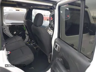2021 Jeep Wrangler Unlimited Sport S with VIN 1C4HJXDG8MW509322, listed as a IAAI auction lot 42110123 with 39,955 mi miles and . Bid and sale history available at DreamBid. Image 8.