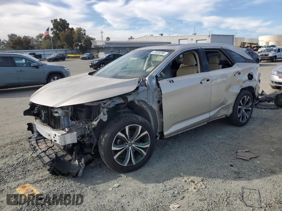 2019 Lexus RX 350L Premium with VIN JTJDZKCA3K2020772, listed as a Copart auction lot 47033295 with 76,679 mi miles and Salvage title. Bid and sale history available at DreamBid. Image 1.