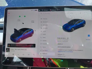 2019 Tesla Model 3 Long Range with VIN 5YJ3E1EB7KF454636, listed as a IAAI auction lot 41853972 with 56,916 mi miles. Bid and sale history available at carsss.com. Image 19.