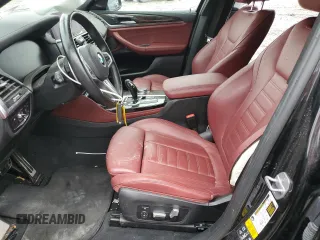 2020 BMW X4 M40i with VIN 5UX2V5C08L9D35107, listed as a Copart auction lot 38606224 with 2,551 mi miles. Bid and sale history available at carsss.com. Image 7.