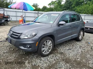 2016 Volkswagen Tiguan R-Line with VIN WVGAV7AXXGW563179, listed as a Copart auction lot 63969425 with 51,619 mi miles and Salvage title. Bid and sale history available at DreamBid. Image 1.