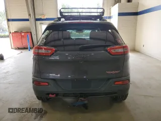 2014 Jeep Cherokee Trailhawk with VIN 1C4PJMBS6EW188531, listed as a Copart auction lot 50548105 with 108,081 mi miles and Salvage Title. Bid and sale history available at carsss.com. Image 6.