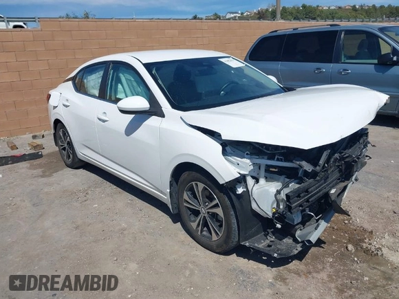 2022 Nissan Sentra SV with VIN 3N1AB8CV3NY305447, listed as a IAAI auction lot 41882034 with 29,983 mi miles and . Bid and sale history available at DreamBid. Image 1.