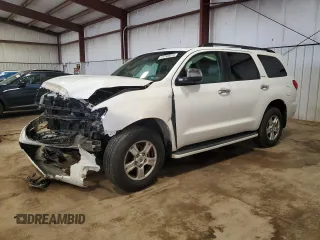 2008 Toyota Sequoia Ltd with VIN 5TDBY68A38S011682, listed as a Copart auction lot 51743015 with 159,631 mi miles and Salvage Title. Bid and sale history available at carsss.com. Image 1.