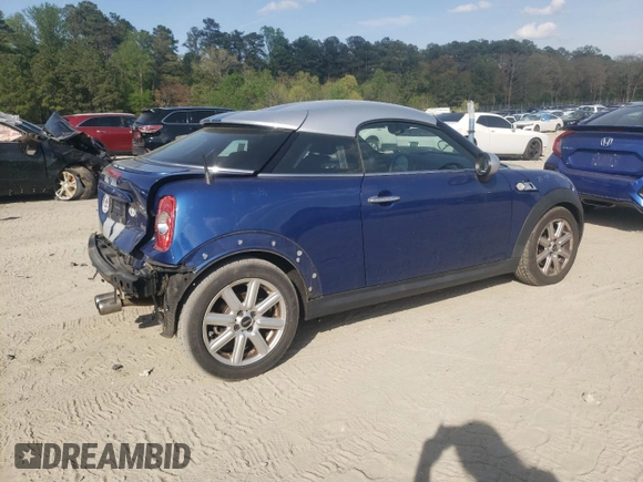 2012 MINI Coupe S z VIN WMWSX3C59CT465664, wystawiony jako Copart lot #53551055 z przebiegiem 94 390 mil mil oraz Szkoda całkowita • Salvage title. Historia ofert i sprzedaży dostępna na DreamBid. Obrazek 3.
