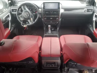 2023 Lexus GX with VIN JTJAM7BX1P5341932, listed as a Copart auction lot 46938075 with 27,315 mi miles and Salvage Title. Bid and sale history available at carsss.com. Image 8.