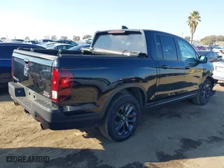 2021 Honda Ridgeline Sport with VIN 5FPYK3F14MB013671, listed as a IAAI auction lot 41361179 with 91,121 mi miles. Bid and sale history available at carsss.com. Image 4.