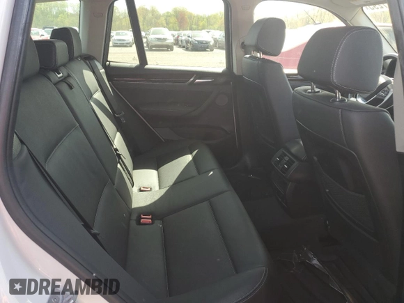 2017 BMW X3 xDrive28i with VIN 5UXWX9C33H0W69079, listed as a Copart auction lot 54417295 with 41,385 mi miles and Salvage Title. Bid and sale history available at DreamBid. Image 11.