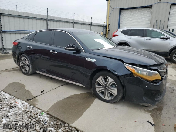 2017 Kia Optima Hybrid EX with VIN KNAGU4LE9H5012046, listed as a Copart auction lot 45362885 with 93,719 mi miles and Salvage Title. Bid and sale history available at carsss.com. Image 4.