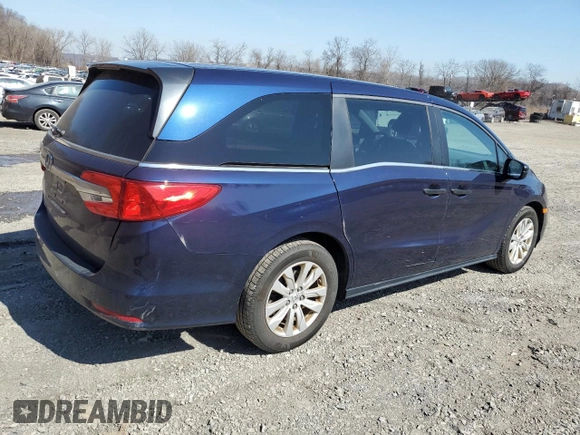 2019 Honda Odyssey LX with VIN 5FNRL6H23KB045204, listed as a Copart auction lot 48678895 with 212,589 mi miles and Clean Title. Bid and sale history available at DreamBid. Image 3.