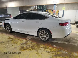 2016 Chrysler 200 C with VIN 1C3CCCEG8GN130783, listed as a Copart auction lot 45719055 with 0 mi miles and Salvage Title. Bid and sale history available at carsss.com. Image 2.