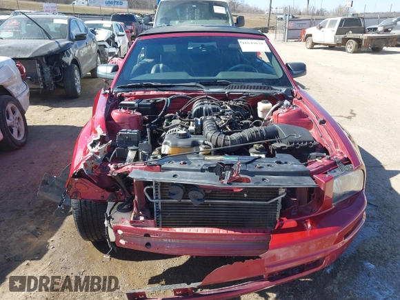 2007 Ford Mustang Deluxe with VIN 1ZVFT84N375278973, listed as a IAAI auction lot 41649628 with Not Provided miles and . Bid and sale history available at carsss.com. Image 12.