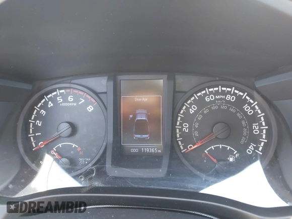 2019 Toyota Tacoma SR with VIN 5TFRX5GN6KX151260, listed as a IAAI auction lot 42671848 with 119,365 mi miles and . Bid and sale history available at DreamBid. Image 7.