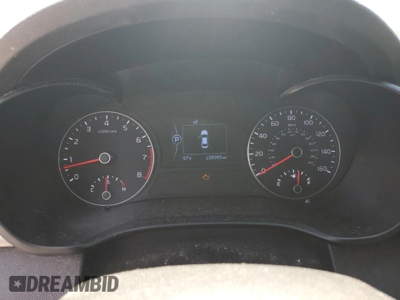 2017 Kia Optima LX with VIN 5XXGT4L37HG160955, listed as a Copart auction lot 61371465 with 138,093 mi miles and Salvage title. Bid and sale history available at DreamBid. Image 9.