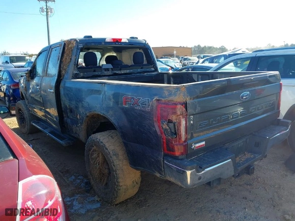 2020 Ford Super Duty F-250 SRW XL with VIN 1FT7W2BT0LED01732, listed as a IAAI auction lot 41277763 with 130,734 mi miles. Bid and sale history available at carsss.com. Image 3.