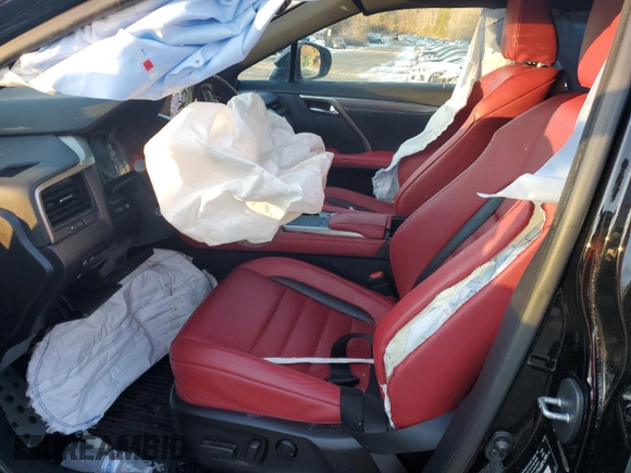 2021 Lexus RX 350 F Sport with VIN 2T2SZMDA0MC280258, listed as a Copart auction lot 84429474 with Not provided miles and Salvage title. Bid and sale history available at DreamBid. Image 7.