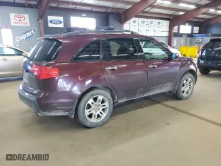 2009 Acura MDX Tech Pkg with VIN 2HNYD28669H518239, listed as a Copart auction lot 50339165 with 229,522 mi miles and Clean Title. Bid and sale history available at carsss.com. Image 3.