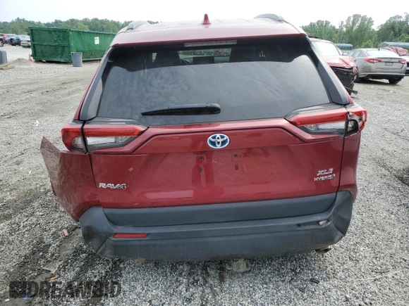 2022 Toyota RAV4 Hybrid XLE Premium with VIN 4T3B6RFV5NU074838, listed as a Copart auction lot 56697215 with 61,309 mi miles and Salvage title. Bid and sale history available at DreamBid. Image 6.