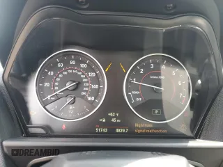 2016 BMW 2 Series 228i xDrive with VIN WBA1L9C54GV324778, listed as a Copart auction lot 53806835 with 51,743 mi miles and Salvage title. Bid and sale history available at DreamBid. Image 9.