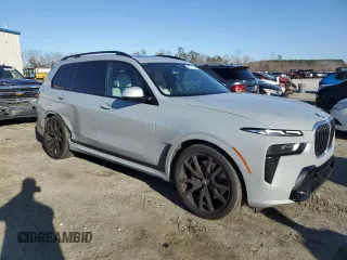 2023 BMW X7 xDrive40i with VIN 5UX23EM03P9P48219, listed as a Copart auction lot 42714055 with 48,911 mi miles and Salvage Title. Bid and sale history available at carsss.com. Image 4.