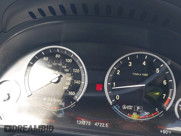 2014 BMW 5 Series 535i with VIN WBA5B1C55ED475332, listed as a IAAI auction lot 41701300 with 139,775 mi miles and . Bid and sale history available at DreamBid. Image 15.