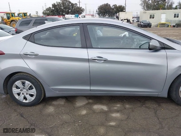 2016 Hyundai Elantra SE with VIN 5NPDH4AE7GH698213, listed as a IAAI auction lot 41775902 with 153,375 mi miles. Bid and sale history available at carsss.com. Image 13.
