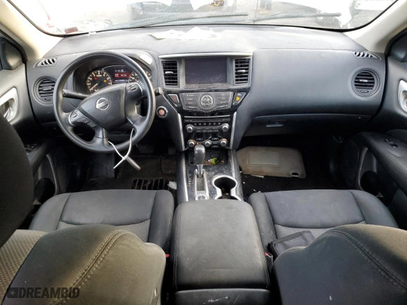 2017 Nissan Pathfinder S with VIN 5N1DR2MM7HC639918, listed as a Copart auction lot 88640415 with 81838 miles and Clean Title. Bid and sale history available at carsss.com. Image 8.