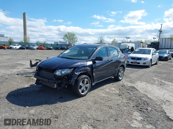 2018 Honda HR-V LX with VIN 3CZRU6H37JG708010, listed as a IAAI auction lot 42059990 with 100,822 mi miles. Bid and sale history available at carsss.com. Image 18.