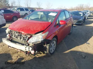 2011 Toyota Prius I with VIN JTDKN3DU3B5345280, listed as a IAAI auction lot 41787295 with 184,474 mi miles. Bid and sale history available at carsss.com. Image 18.