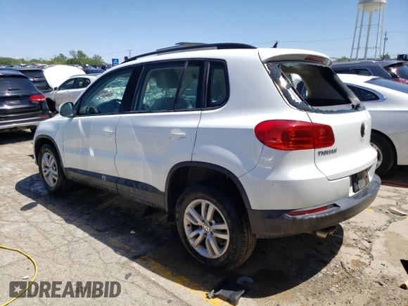 2016 Volkswagen Tiguan R-Line with VIN WVGBV7AX1GW593028, listed as a Copart auction lot 57425084 with Not Provided miles and Salvage Title. Bid and sale history available at DreamBid. Image 2.