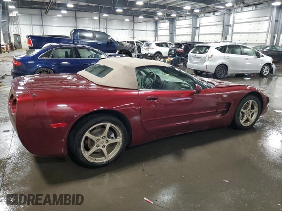 2003 Chevrolet Corvette with VIN 1G1YY32G035131954, listed as a Copart auction lot 72819494 with 65,089 mi miles and Salvage Title. Bid and sale history available at carsss.com. Image 3.